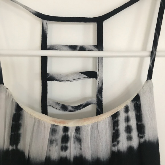 Staccato Black and White Tie-Dye Dress - Picture 2 of 5